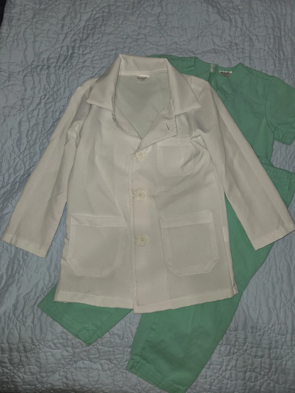 Spirit Kids' Teal Green Medical Scrub Top